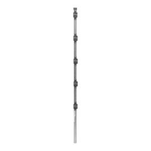 Poste de Paso de 1.2m para Cerca Electrificada.Tubo Galvanizado cal. 18 de 1"Diam. con Tapón y 5 Aisladores Instalados. - Imagen 2