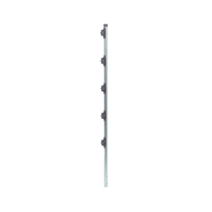Poste con altura de 1m para cercos eléctricos/ Incluye base multiposicion fabricado 100% con acero galvanizado con 5 aisladores de paso - Imagen 3