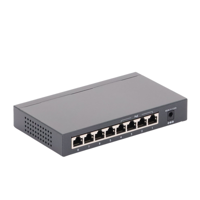 Switch Gigabit PoE+ no administrable de 8 puertos 10/100/1000 Mbps, solo 4 puertos PoE, para escritorio - Imagen 4