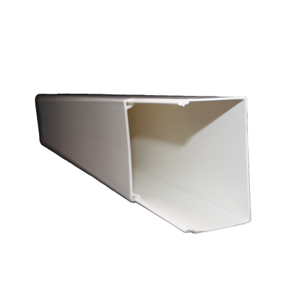 Canaleta TMK-4577 Color Blanco de PVC rígido Auto Extinguible, para uso en interiores, con un largo de 2.5 metros (5500-01250) - Imagen 2