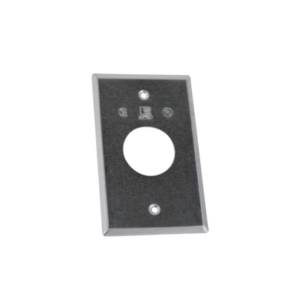 Tapa rectangular aluminio para contacto de 35.2 mm, tipo RR a prueba de intemperie.