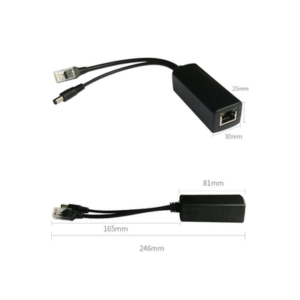 Cable divisor PoE pasivo de 48-55 Vcc @ 12 Vcc, 2 A. Aplicaciones como adaptar micrófonos en cámaras IP - Imagen 5