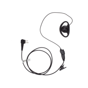 Micrófono de solapa con gancho auricular en forma de D para radios GP300/SP50/P1225/PRO315/MAGONE/EP450/EP350