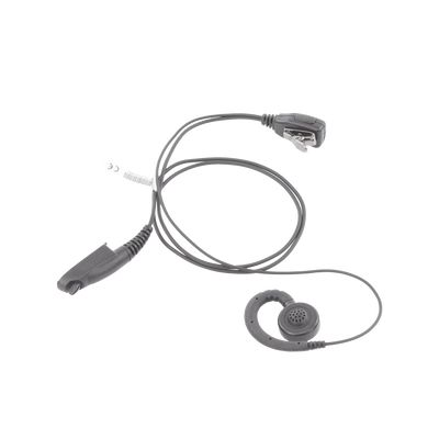 Micrófono de solapa con audífono ajustable al oído para HYT TC-610P/TC-780 - Imagen 3