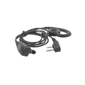 Micrófono de solapa con audífono ajustable al oído para KENWOOD TK3230/3000/3402/3312/3360/3170,NX240/340/220/320/420, TKD240/340