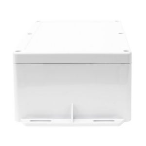 Gabinete Plástico para Exterior (IP65) de 160 x 220 x 100 mm Cierre por Tornillos Metálicos. Tiene Orejas para instalación a muro. - Imagen 4