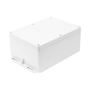 Gabinete Plástico para Exterior (IP65) de 160 x 220 x 100 mm Cierre por Tornillos Metálicos. Tiene Orejas para instalación a muro. - Imagen 3