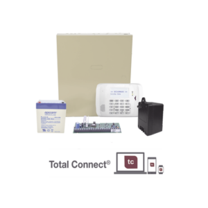 Kit de Panel de Alarma VISTA48LA con Gabinete, Batería y Transformador