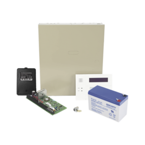 Kit de Panel de Alarma VISTA48LA con  Batería de 9Ah, Transformador y Gabinete