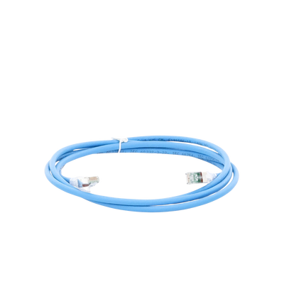 Patch Cord Z-MAX Cat6A S/FTP, CM/LS0H, 7ft, Color Azul, Versión Bulk (Sin Empaque Individual) - Imagen 2