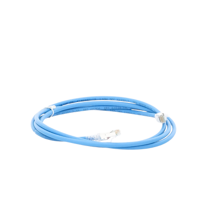 Patch Cord Z-MAX Cat6A S/FTP, CM/LS0H, 7ft, Color Azul, Versión Bulk (Sin Empaque Individual) - Imagen 4